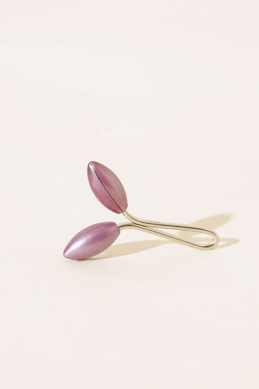 Clip Para Bufanda Lila