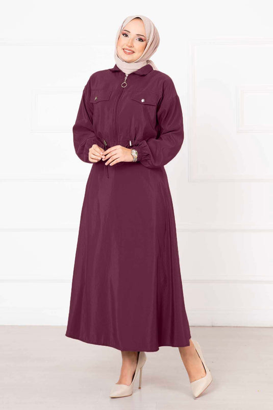 Etekli İkili Takım Bordo