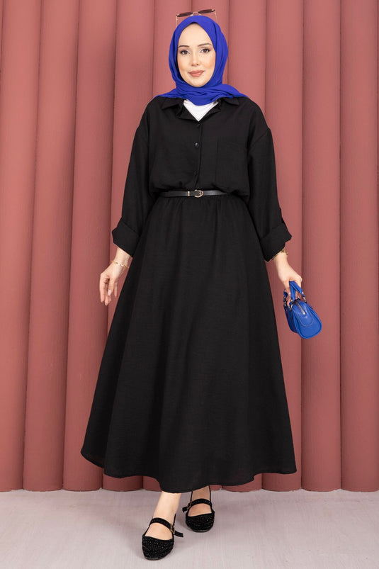 Ensemble deux pièces avec jupe noir