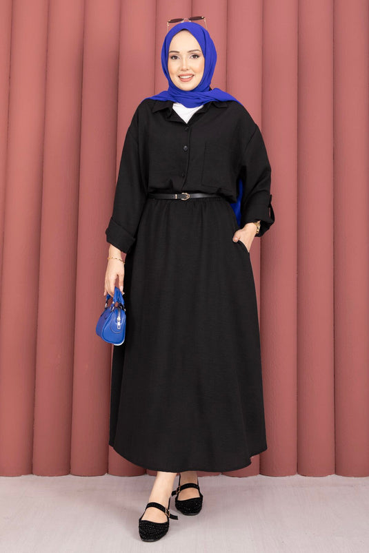 Ensemble deux pièces avec jupe noir