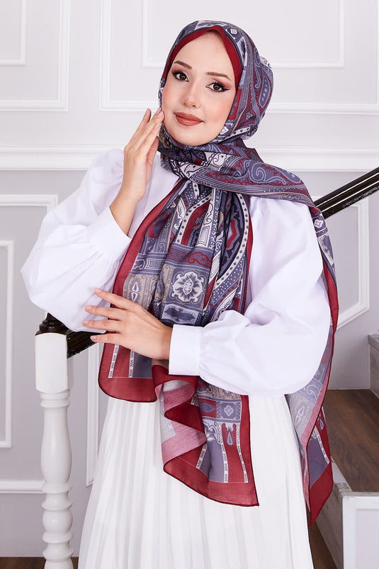 Etro Patterned Hijab Shawl -128