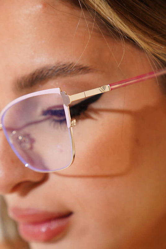 Evenos Series Eyeglasses Pink