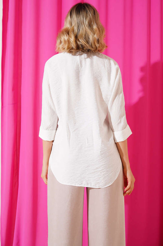 Fakir Kol Basic Shirt White