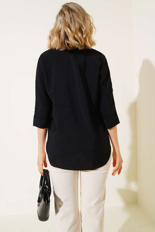 Fakir Kol Basic Shirt Black