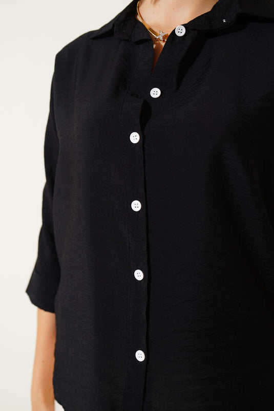 Fakir Kol Basic Shirt Black