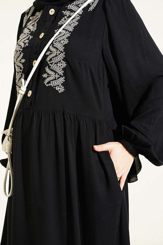 Robe Belmando Brodée Noire