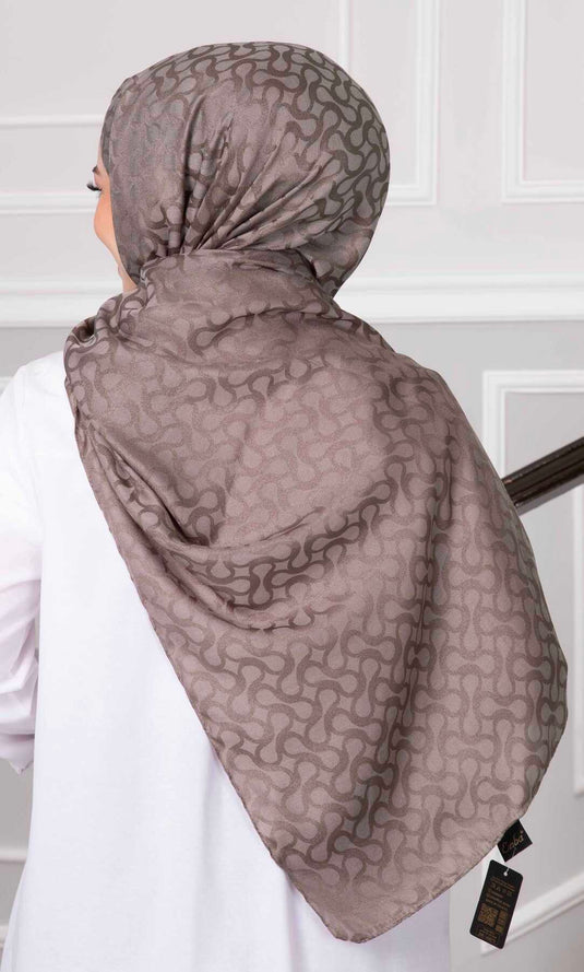 Fendi châle hijab à motifs vison