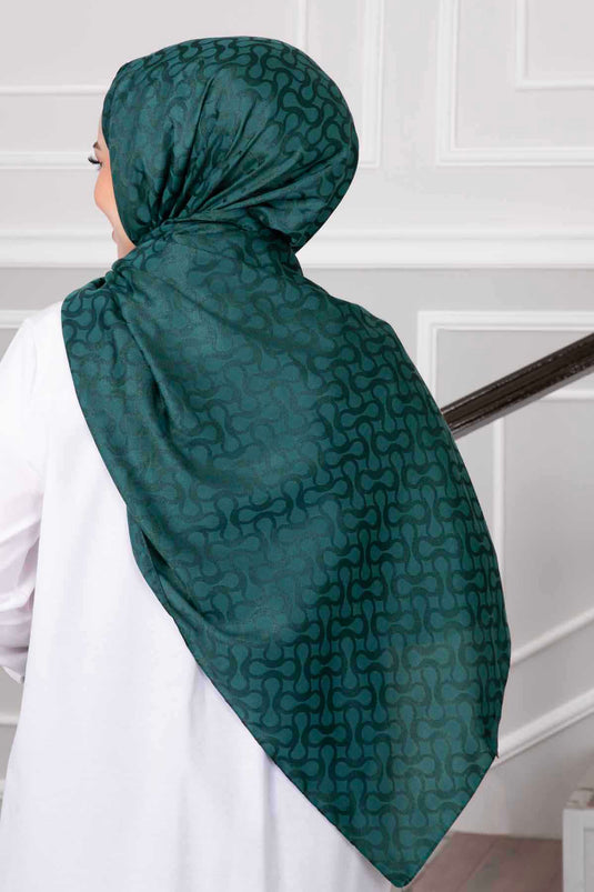 Scialle Hijab Fantasia Fendi Smeraldo