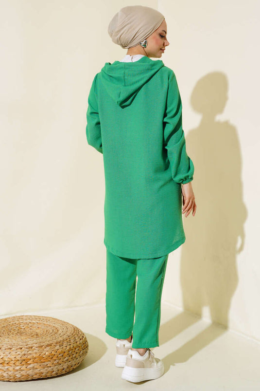 Casual 2-delt jakkesæt Benetton med lynlås