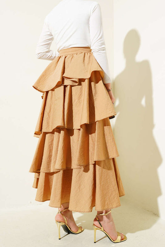 Lagenrock mit Reißverschluss Latte