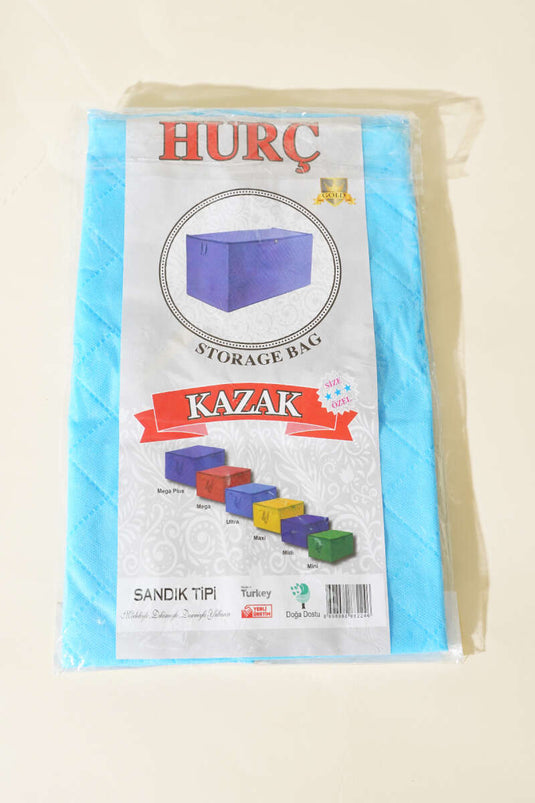 Aufbewahrungsbeutel für Pullover aus Vliesstoff mit Reißverschluss, blau