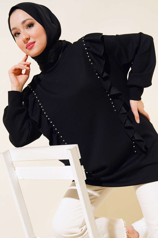 Tunique Stone Volants Noir