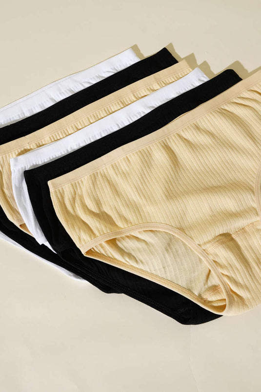 Fitilli 6'lı Bayan Külot Asorti 1