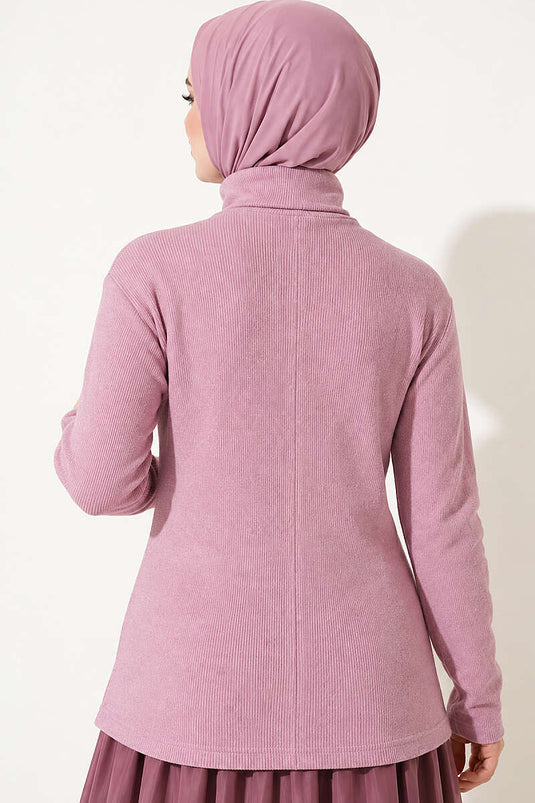 Fitilli Boğazlı Body Pudra