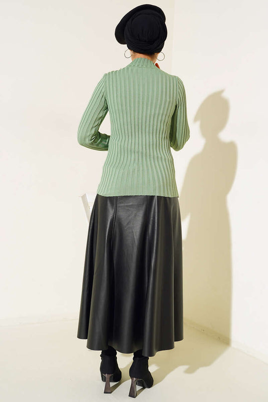 Maillot Fitilli Esnek Kazak Menthe