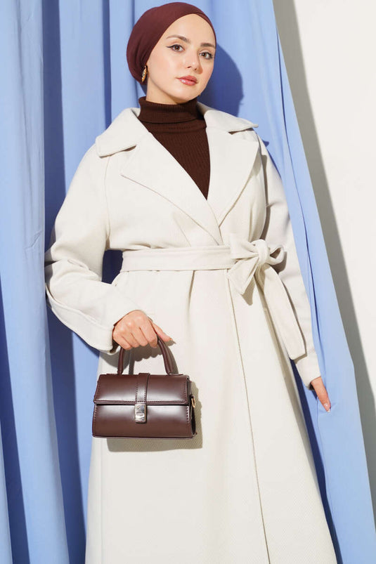 Fitilli Kuşaklı Kaşe Kaban Taş