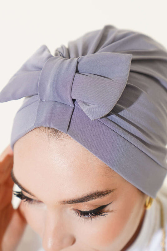 Bow Detail Bone Slate Grey