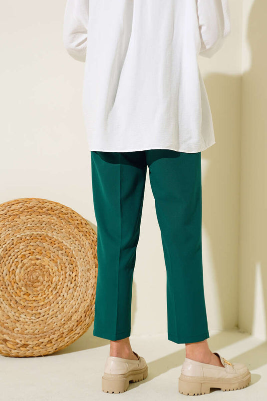 Flato Detailed Pants Emerald