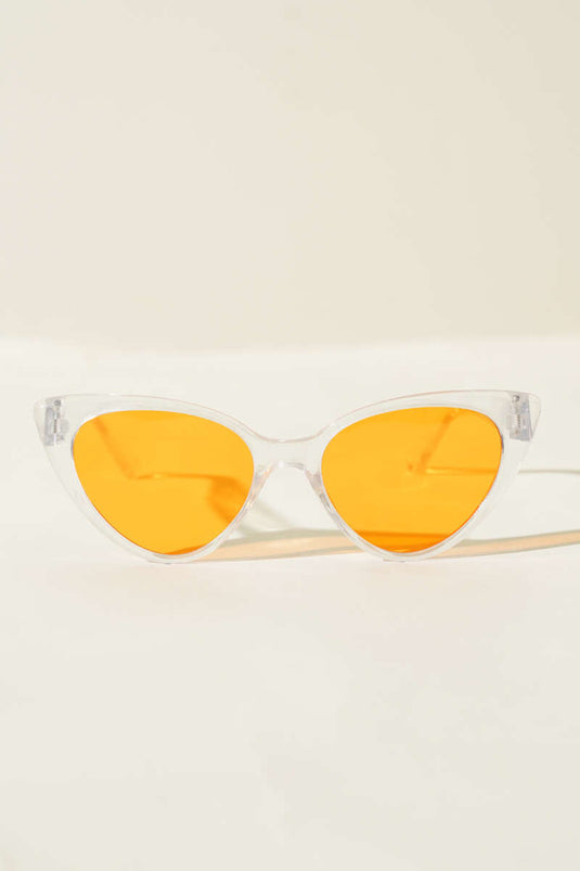 Flora Series Cat Eye Glasses Transparent