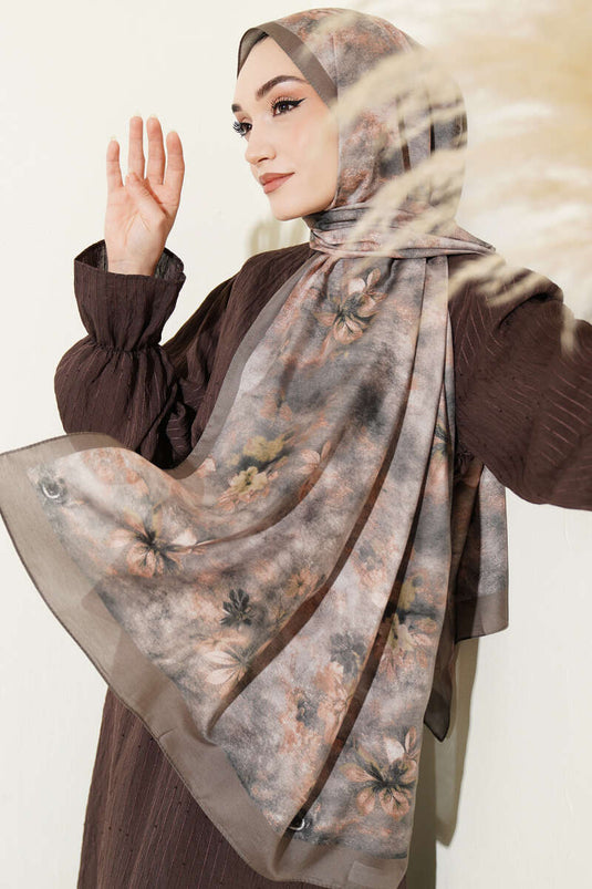 Châle Batik Floral Vert Nefti