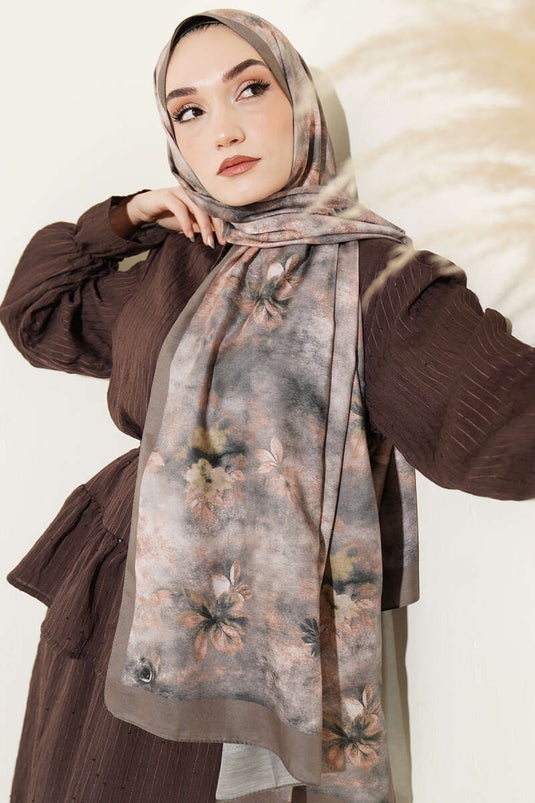 Châle Batik Floral Vert Nefti
