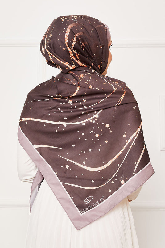 Châle Hijab Motif Galaxie Vison
