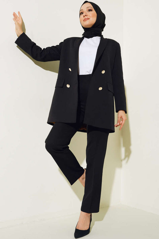 جاكيت غارنيلي كروفيز أسود