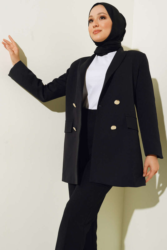 جاكيت غارنيلي كروفيز أسود