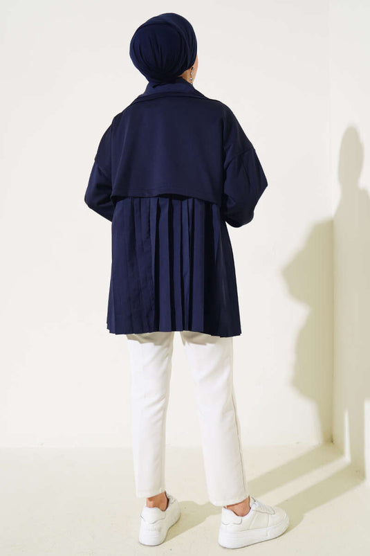 Bonnet de plongée bleu marine orné