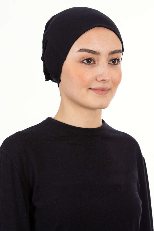 Geçmeli Bone Siyah