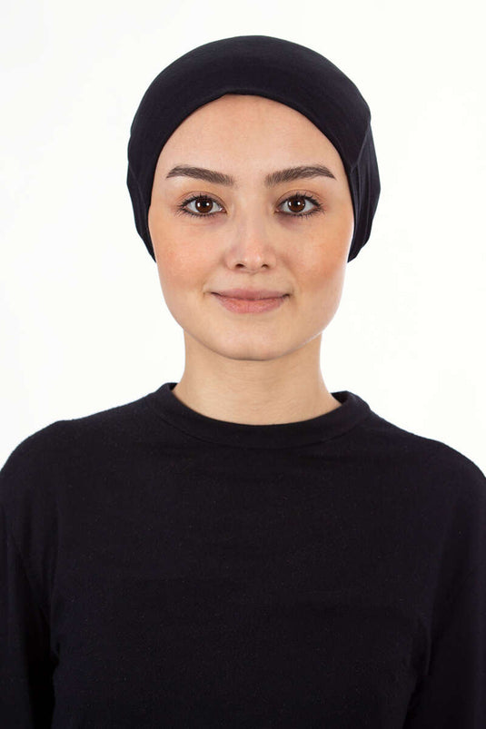Geçmeli Bone Siyah