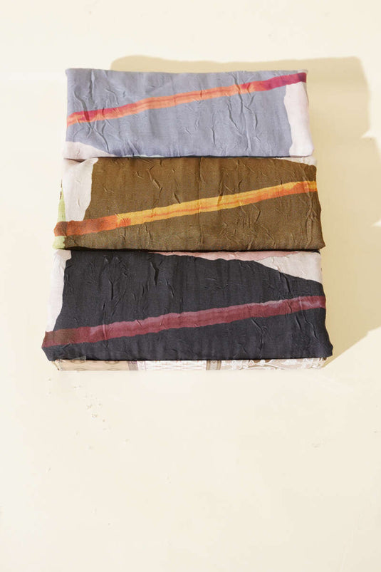 Poppy Pattern Bamboo Kash 3-Piece Assorted Scarf Set 2