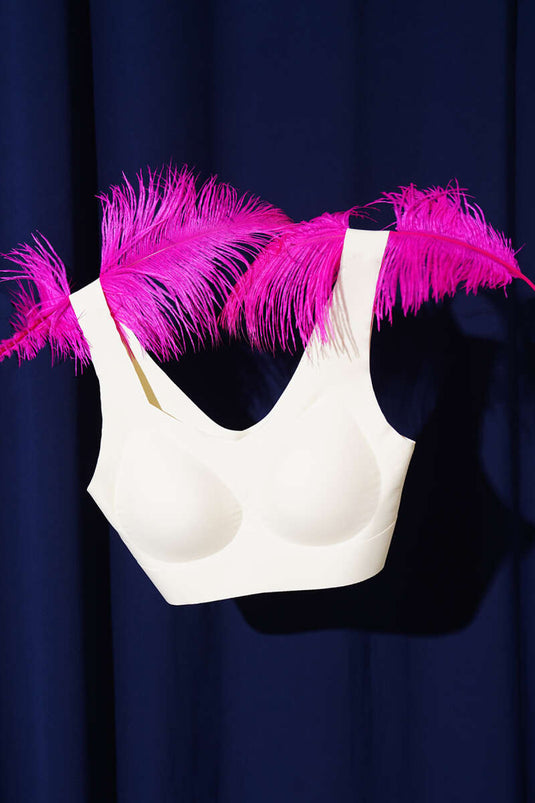 Wide Strap Zero Feel Ziro Gram Bra Ecru