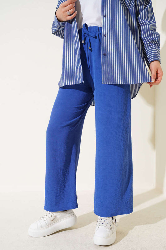 Wide-Leg Ayrobin Trousers Indigo