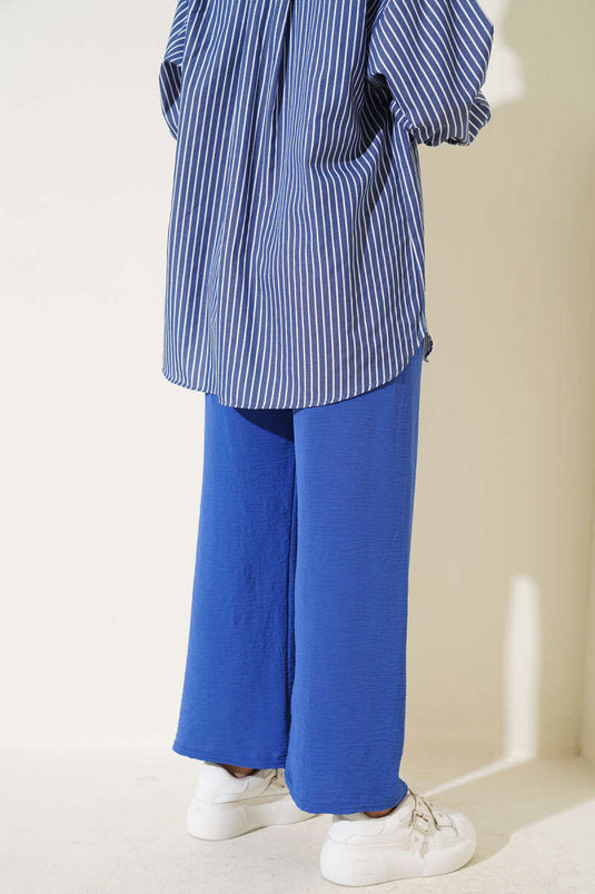 Wide-Leg Ayrobin Trousers Indigo