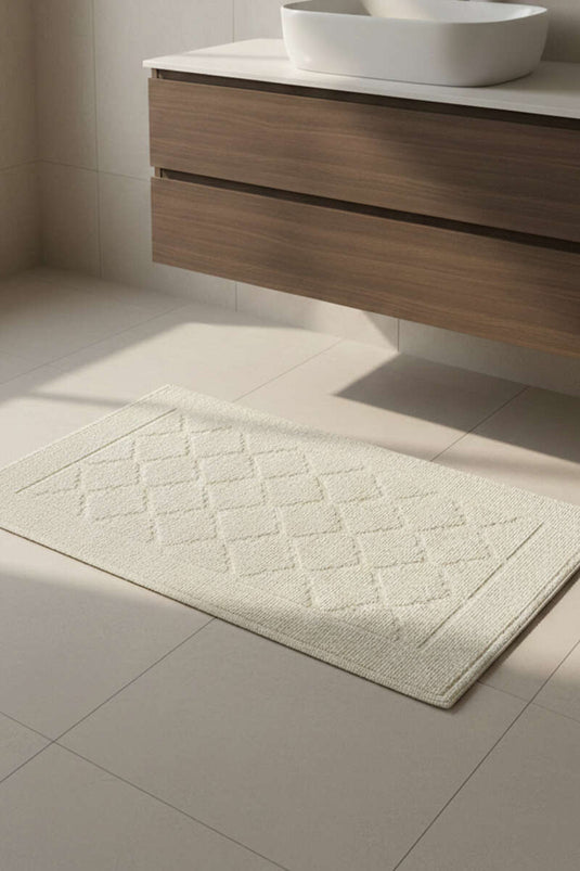 Geometrik Desen Banyo Paspası Asorti 1