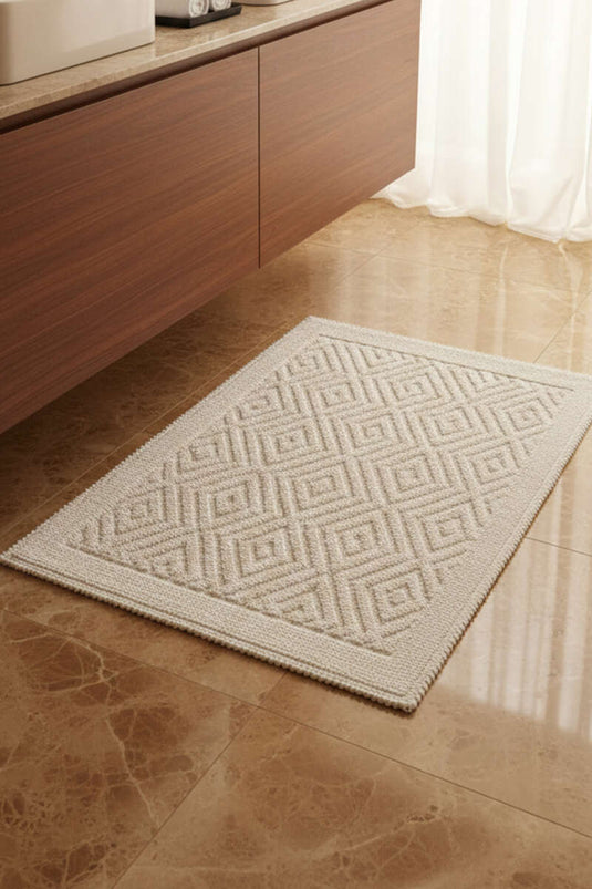 Geometrik Desen Banyo Paspası Asorti 4