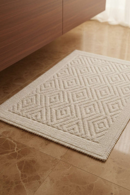 Geometrik Desen Banyo Paspası Asorti 4