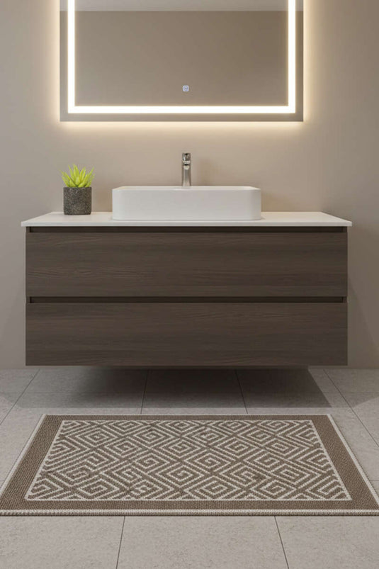 Geometric Pattern Bath Mat Assorted 6