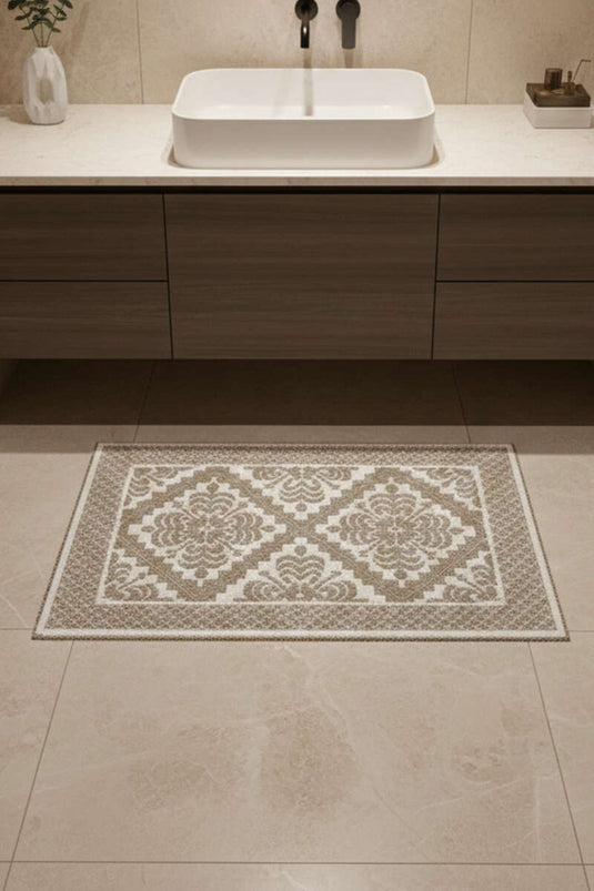 Geometrik Desen Banyo Paspası Asorti 9