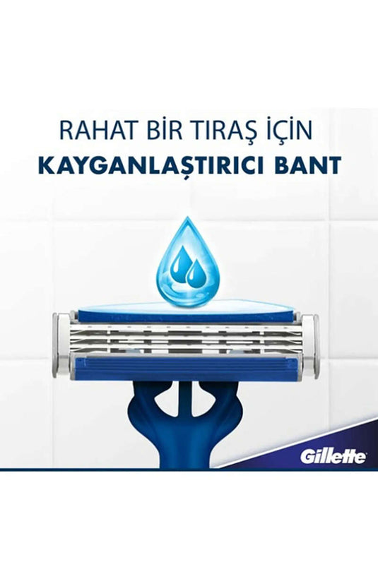 Gillette Blue 3 Comfort Slalom 8 Pièces Pack