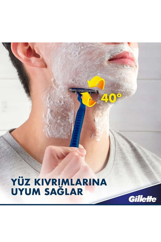 Gillette Blue 3 Comfort Slalom 8 Pièces Pack