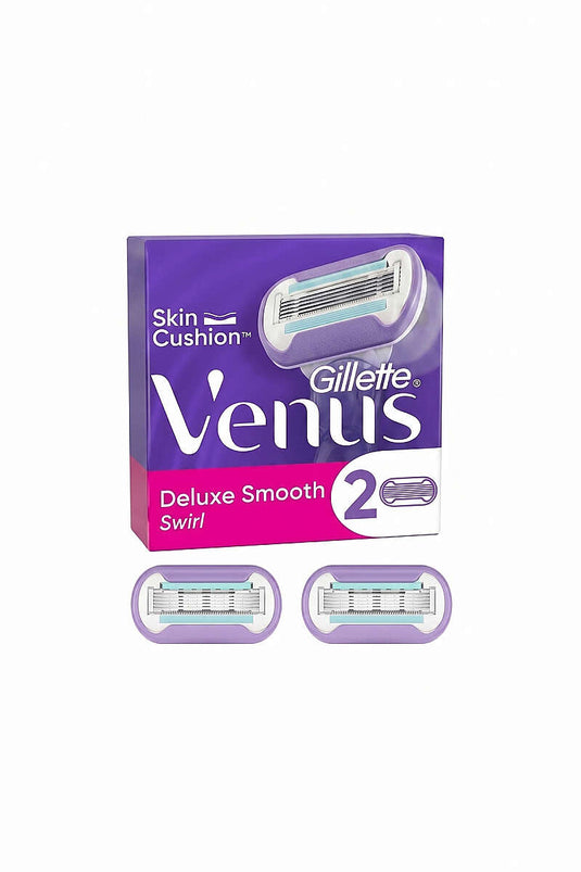 Gillette Venus Deluxe Smooth Swirl 2-Pack Replacement Heads