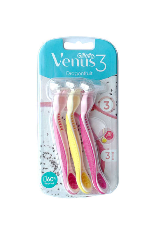 Venus Dragonfruit Scheermesjes Set Van 3