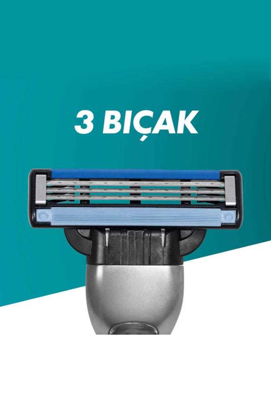 Gillette Mach3 Tıraş Makinesi +2 Yedek Tıraş Bıçağı