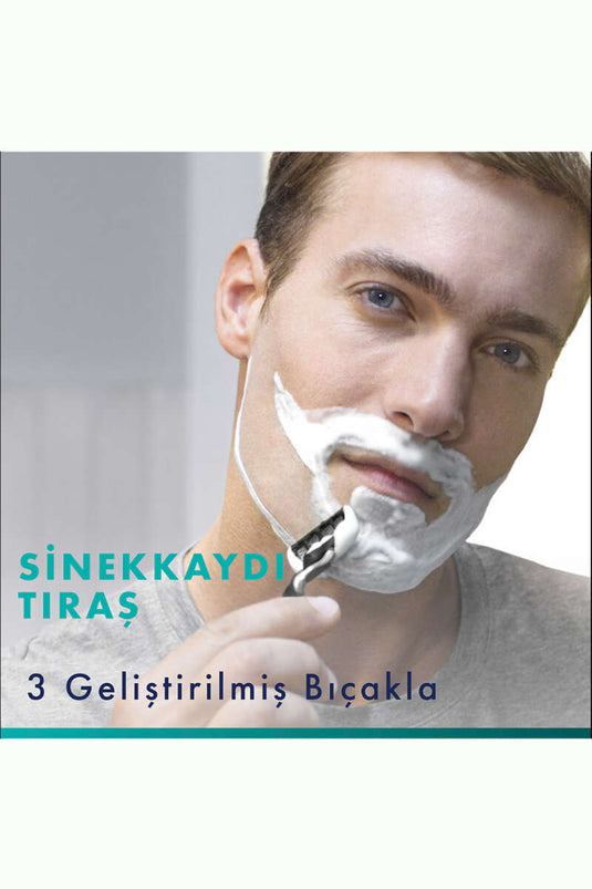 Gillette Mach3 Tıraş Makinesi +5 Yedek Tıraş Bıçağı