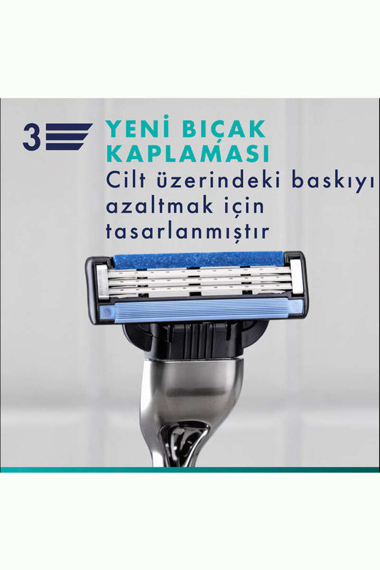 Gillette Mach3 Tıraş Makinesi +5 Yedek Tıraş Bıçağı