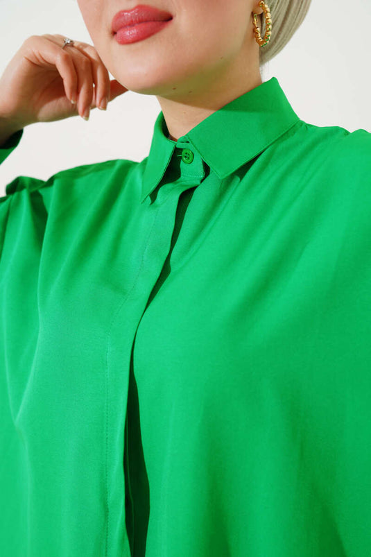 Benetton Basic Shirt with Hidden Buttons