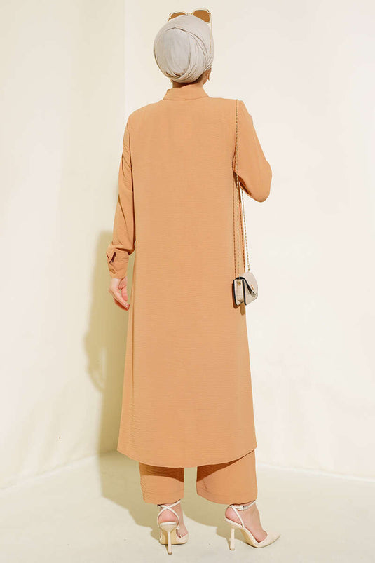 Bouton caché Double Set Latte