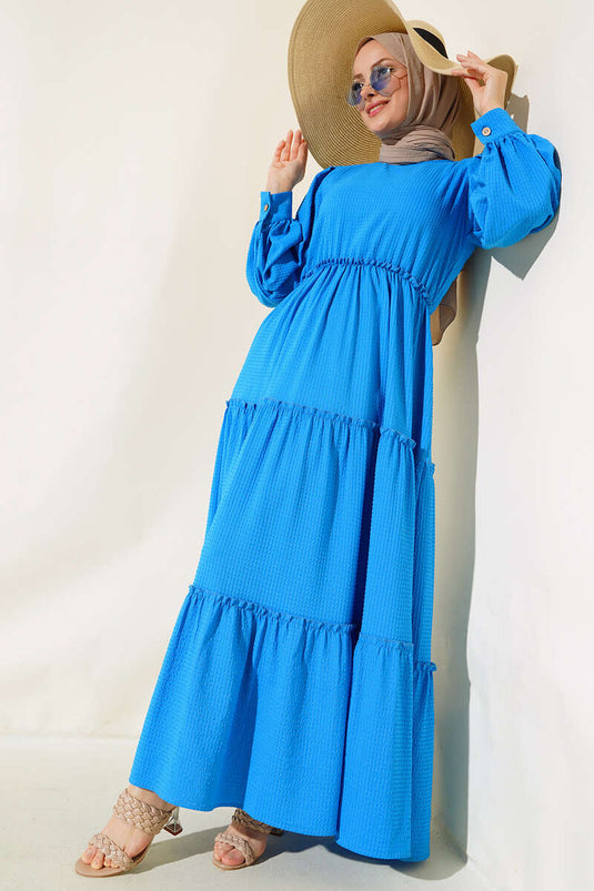 Robe Gaufre Kat Kat Bleu Saks